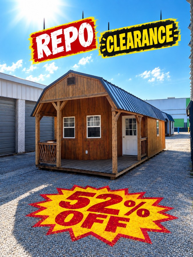 #14 Deluxe Playhouse Lofted Barn REPO - 12 X 32 - Special Price ($5,880.00 or as low as $200.00 / Month)